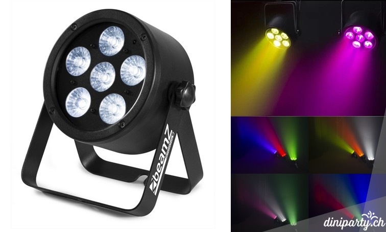LED-Scheinwerfer-RGBWUVA